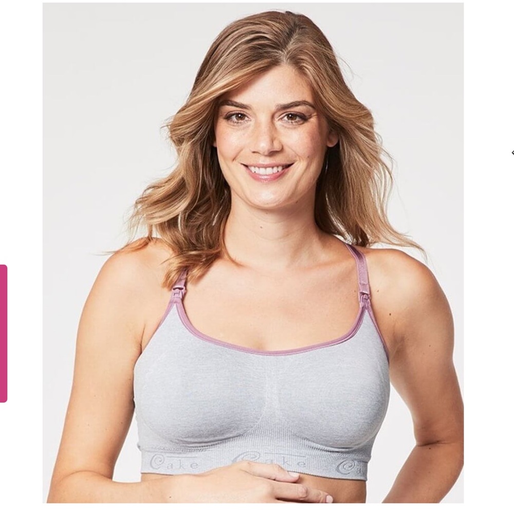Cake Maternity Cotton Candy Seamless Sleep & Yoga Wire-free Nursing Bra - Picture 2 of 13